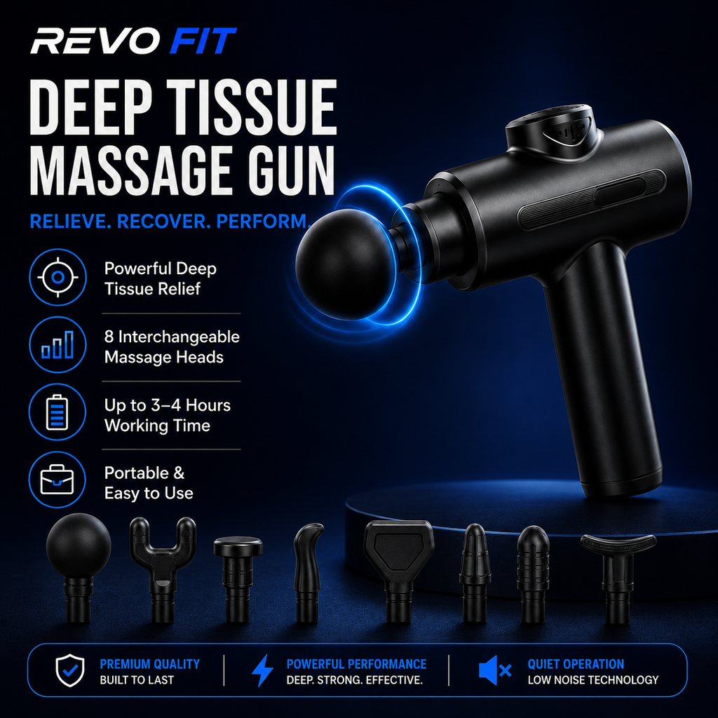 Revo Fit Deep Tissue Massage Gun