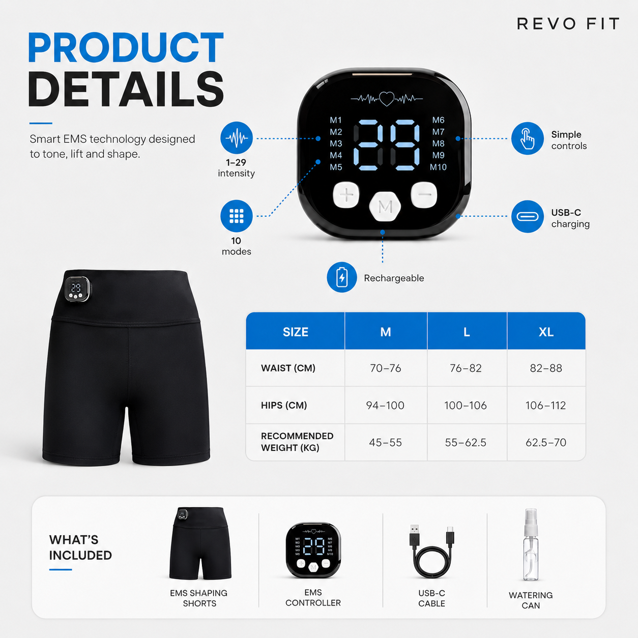 Revo Fit EMS Shaping Shorts