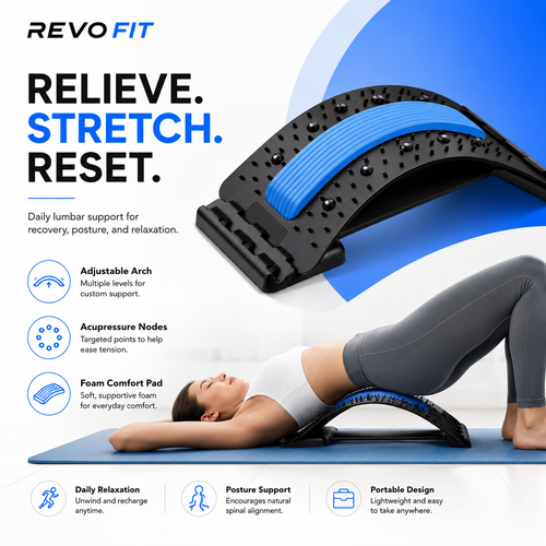 Revo Fit Back Stretch & Lumbar Support