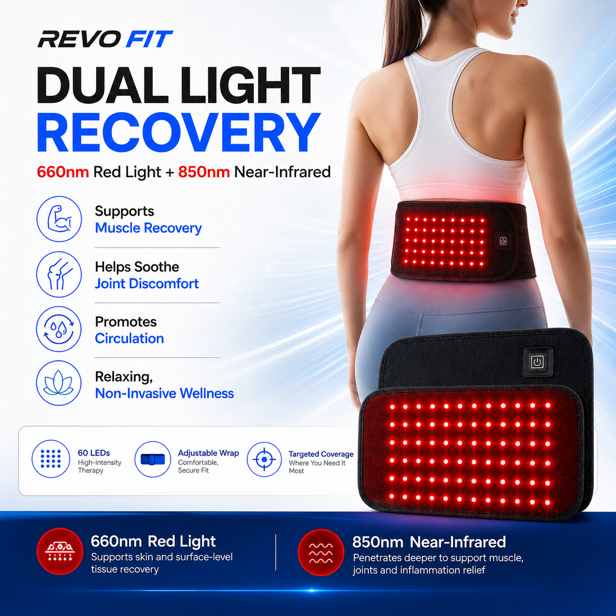 Revo Fit Red Light Therapy Belt
